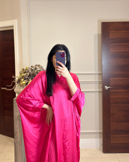 PINK - SATIN KAFTAN