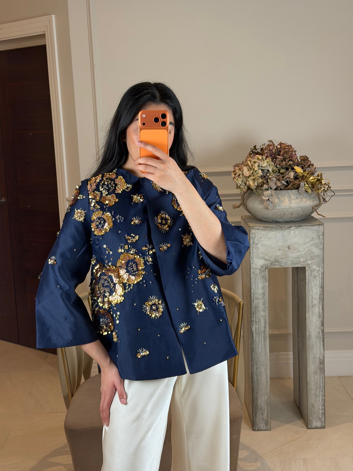 NINA - NAVY & GOLD