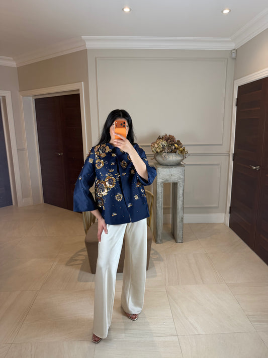 NINA - NAVY & GOLD
