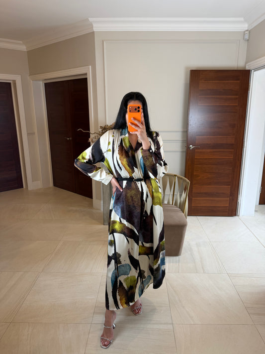MULTI PRINTED DRESS