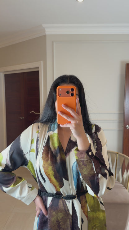MULTI PRINTED DRESS